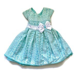 Jona Michelle - Aqua Lace Easter Dress